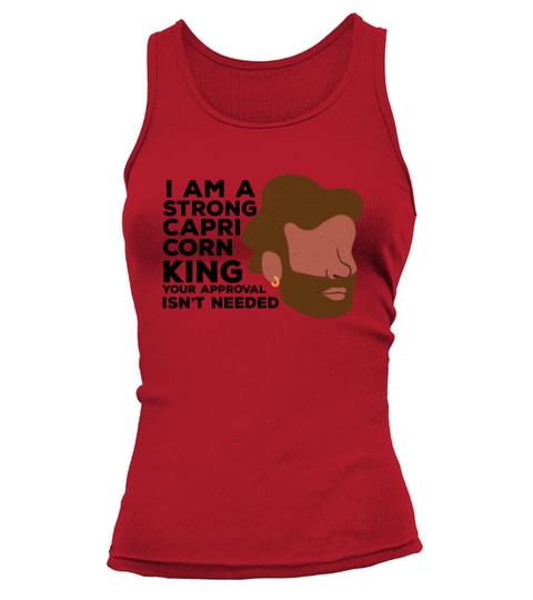 Strong Black Capricorn King Zodiac Star Sign Astro Tank top Woman