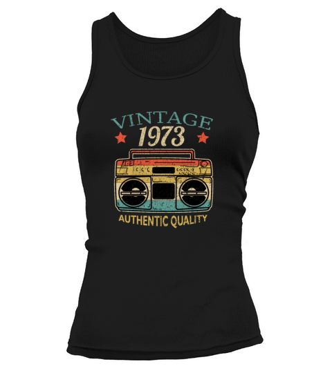 Vintage 1973 Radio Authentic Quality B-Day Gift Tank top Woman