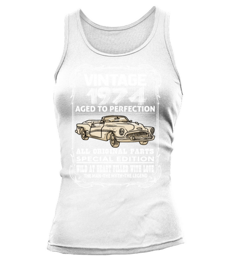 VINTAGE 1974-AGED TO PERFECTION Tank top Woman