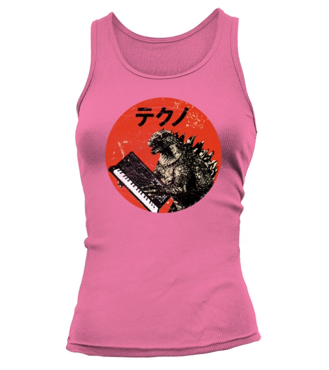 Vintage Analog Synthesizer - Japanese Retro Tank top Woman