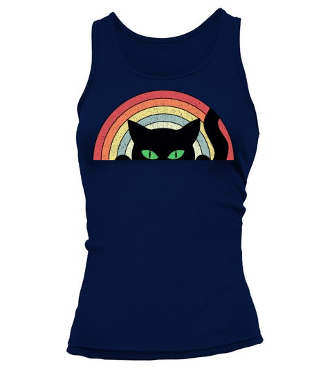 Vintage Cute Cat Shirt for Teen Girls and Women Tank top Woman