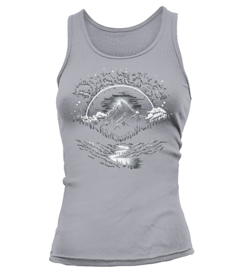 Vintage Mountain Tank top Woman