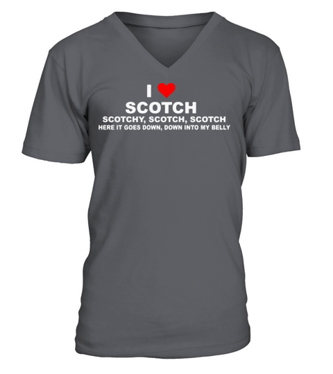 Anchorman Quote I Love Scotch V-Neck T-shirt