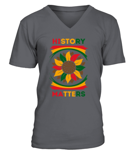 Black History Month African American History V-Neck T-shirt