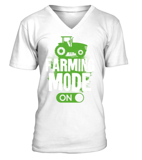 Farming Farmer Vintage Tractor V-Neck T-shirt