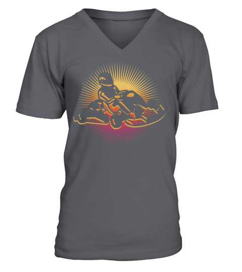 Go-Kart go karts Vintage motorsport Kart Racing V-Neck T-shirt