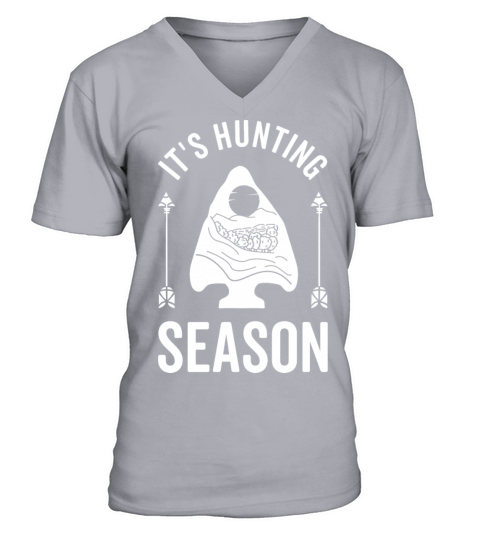 Its Hunting Season For Arrowhead Hunter V-Neck T-shirt