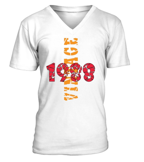 Retro Birthday Year Vintage 1988 V-Neck T-shirt