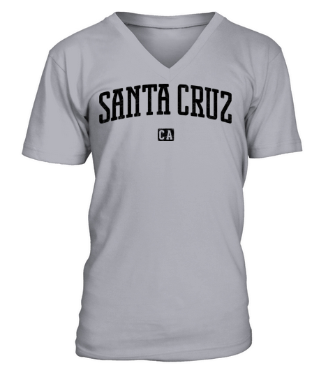 Santa Cruz California Vintage V-Neck T-shirt