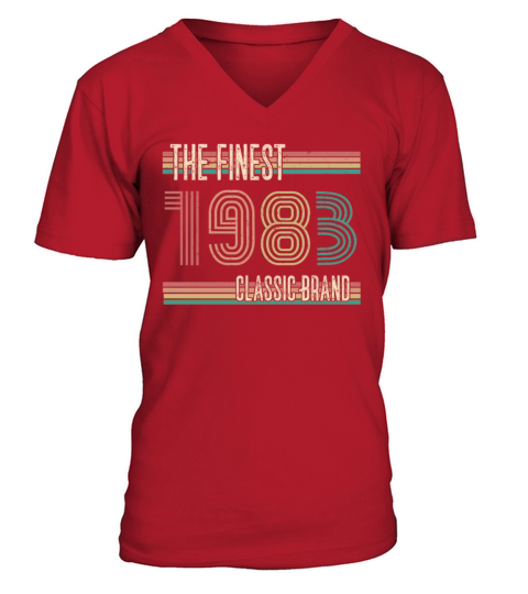 ST 1983 The finest classic brand V-Neck T-shirt