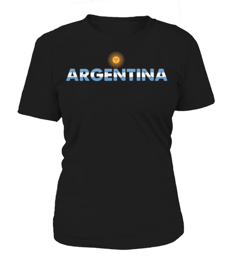 Argentina Argentinian Sun Of May Flag Vintage Women's T-Shirt
