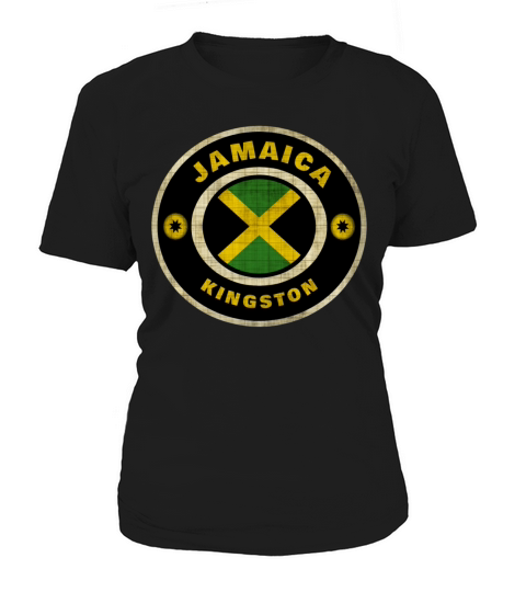 Jamaika Retro Design with Flag Women's T-Shirt