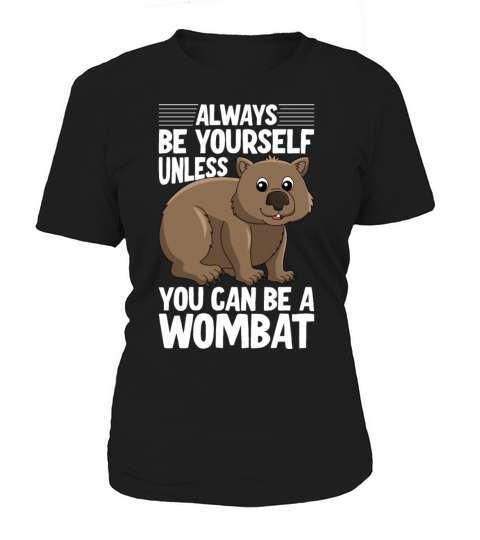 Native Australian Animal Lovers Cute Wombat Women's T-Shirt