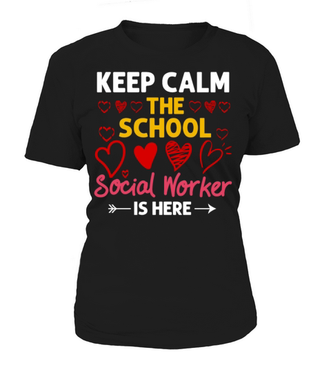 School Social Worker Quotes Appreciation Office Women's T-Shirt