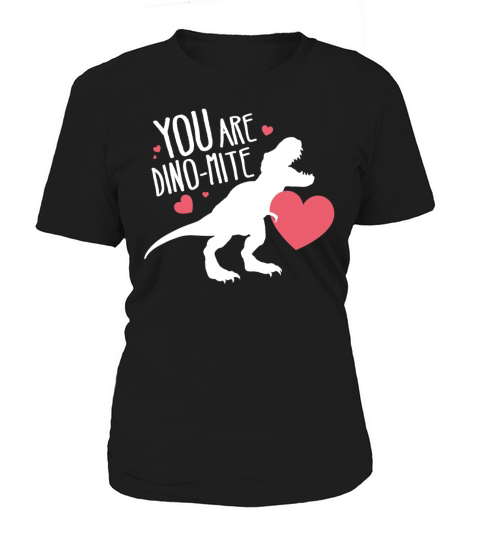 T-Rex Valentines Day Dinosaur Dynamite Dino Gift Women's T-Shirt
