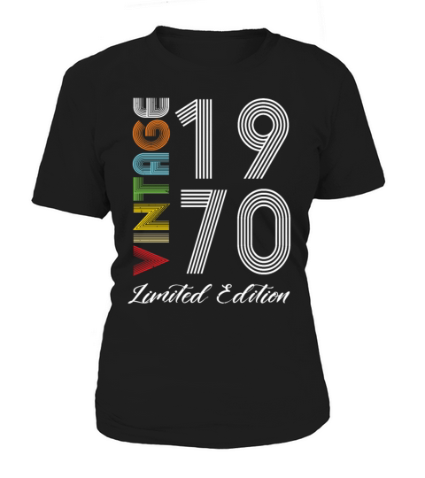 Vintage 1970 Vintage Birthday Retro Vintage Women's T-Shirt