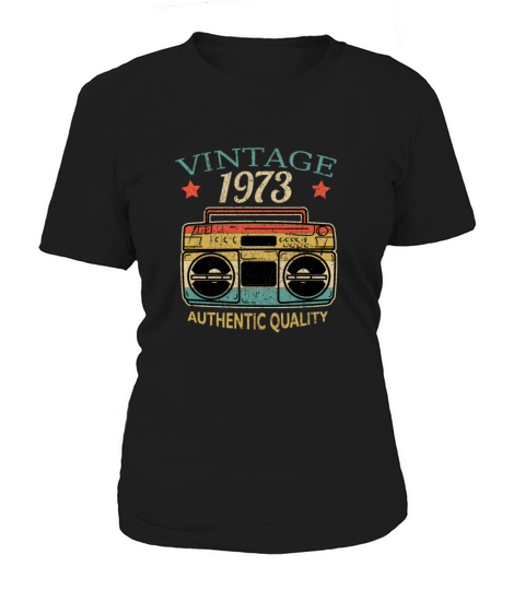Vintage 1973 Radio Authentic Quality B-Day Gift Women's T-Shirt