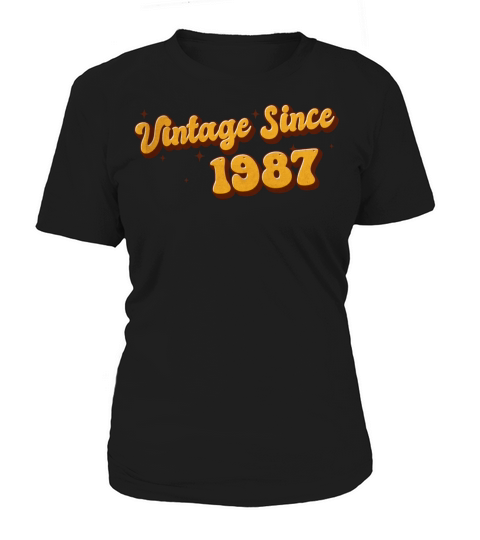 Vintage since 1987 36 Years Old - Groovy 36th Women's T-Shirt