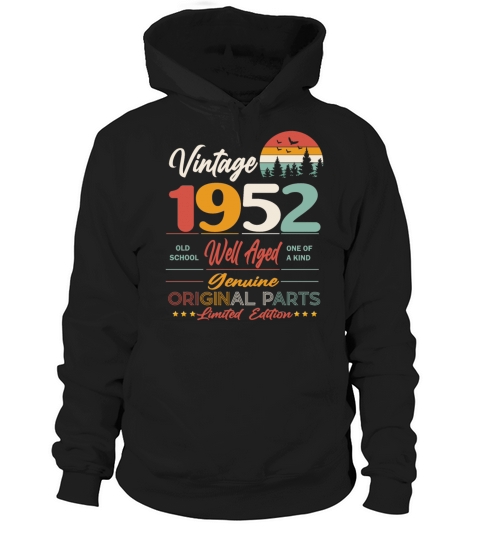 1952 Original vintage vintage retro birthday Hoodie Unisex