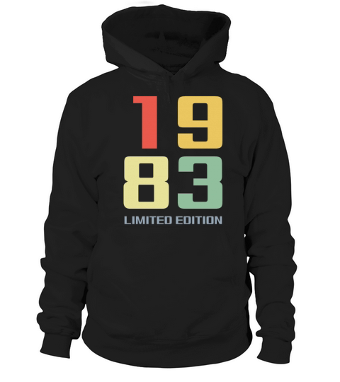 40 Years Vintage 1983 Retro 40th Birthday Hoodie Unisex