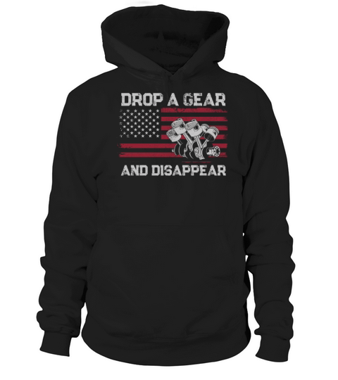 Drag Racing Race Car Flag Vintage Hoodie Unisex