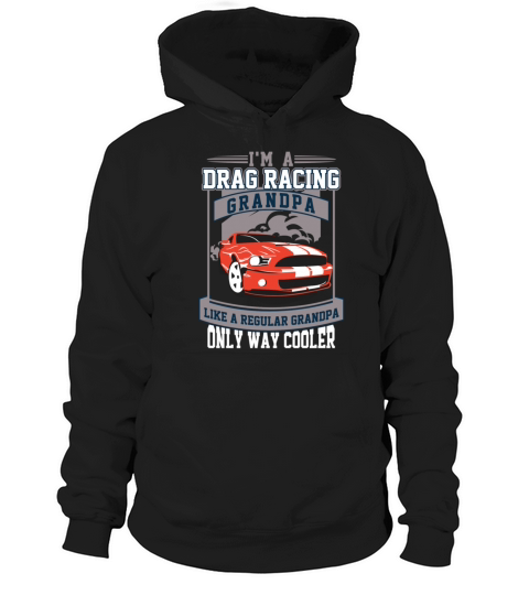 Im a Drag Racing Grandpa V8 Musclecar Hoodie Unisex