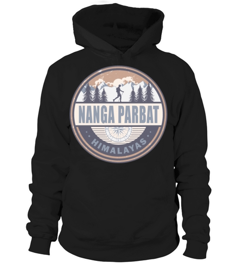 Nanga Parbat Himalayas Pakistan Vintage Hiking Hoodie Unisex