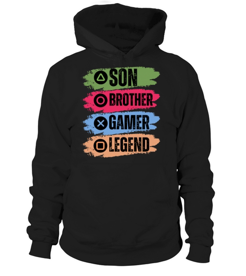 Son brother gamer legend funny video games Hoodie Unisex