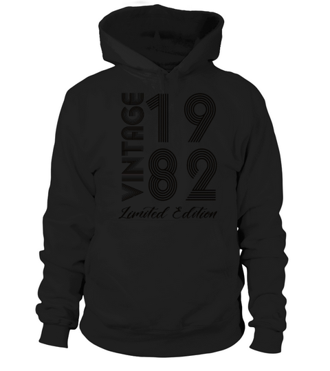 Vintage 1982 Vintage Birthday Retro Vintage Hoodie Unisex