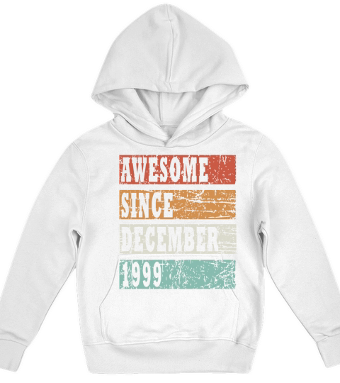 1999 December vintage born gift Kids Hoodie