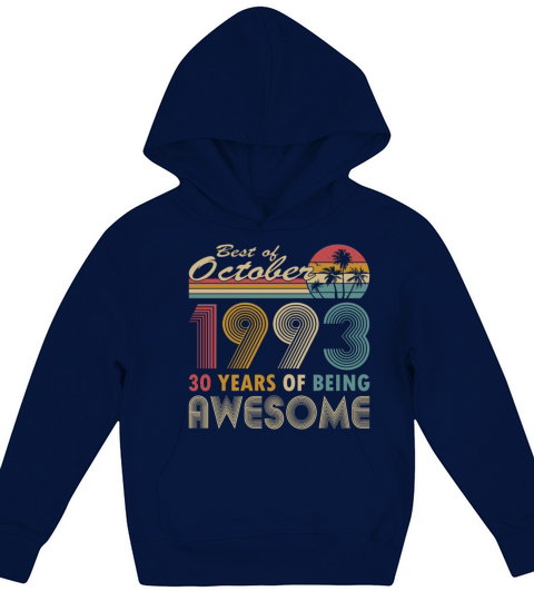 30th birthday vintage 1993 best of 1993 Kids Hoodie