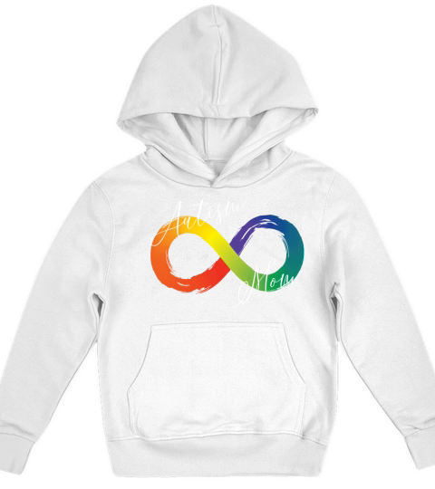 Autism Mom Infinity Symbol Spectrum Autism Kids Hoodie