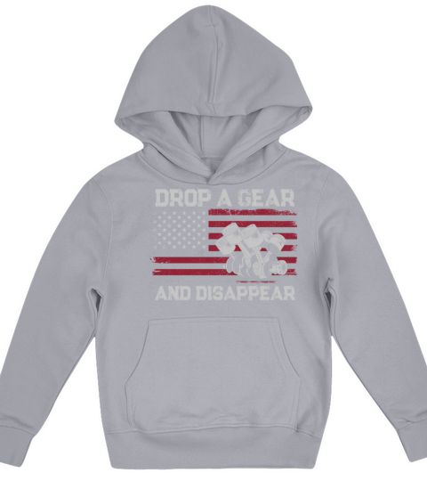 Drag Racing Race Car Flag Vintage Kids Hoodie