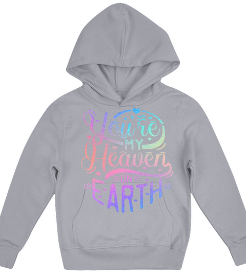 Iridescent Valentine - You are my Heaven Kids Hoodie