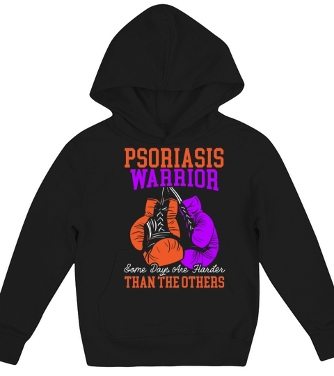 Psoriasis Warrior Skin Disease Psoriasis Awareness Kids Hoodie