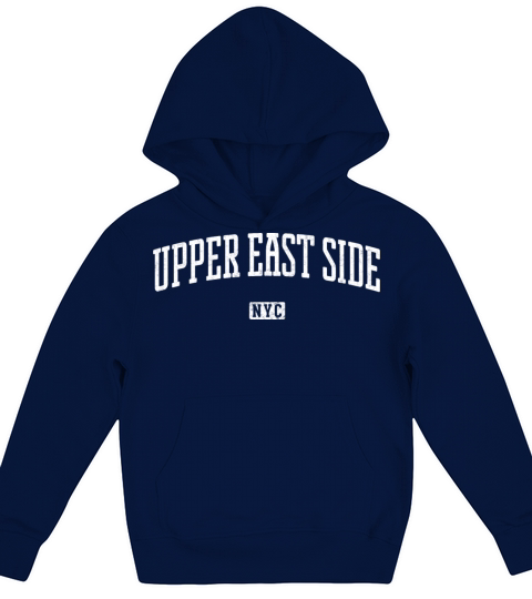 Upper East Side New York City Vintage Kids Hoodie