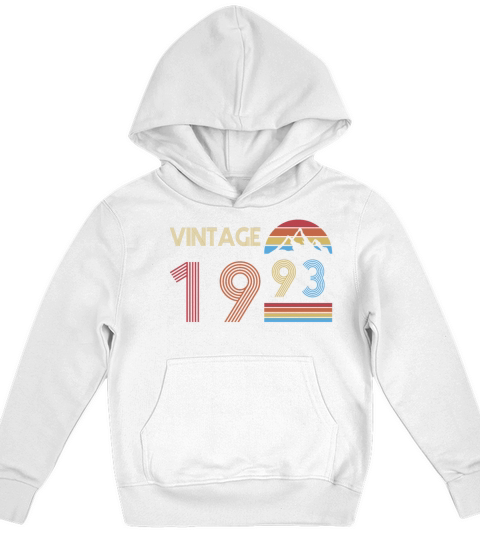 Vintage 1993 Kids Hoodie