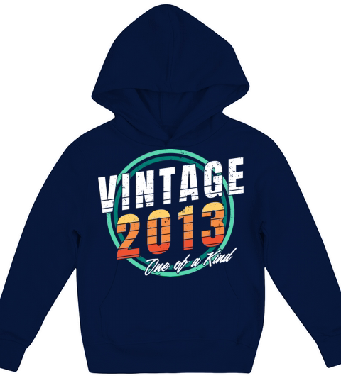 Vintage 2013 Shirt for Men Women 10 Year Old 10th Kids Hoodie