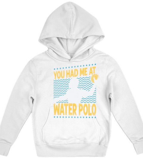 Water Polo Girl Vintage You Had Me Kids Hoodie