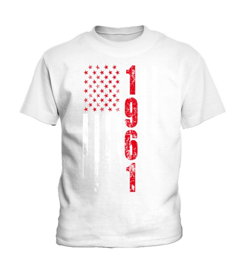 1961 - T - shirt for american who was born in 19 Kids T-Shirt