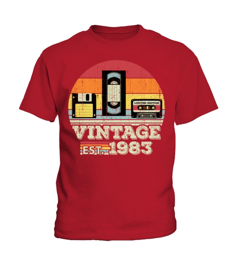 40 Year Old Vintage 1983 40th Birthday Gift Kids T-Shirt