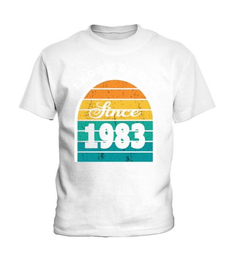 40th birthday vintage 1983 legendary since 1983 Kids T-Shirt