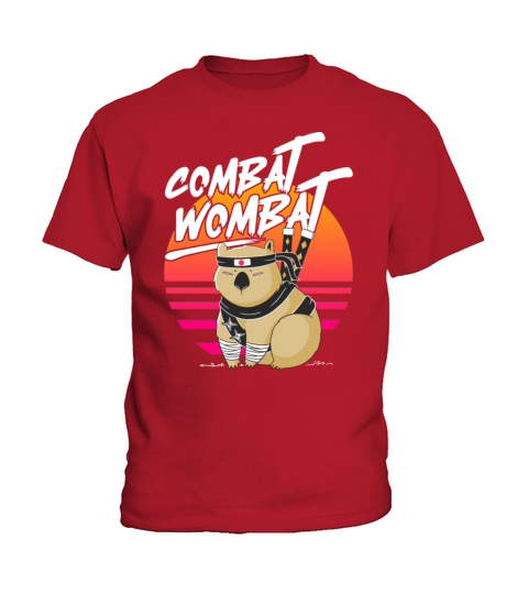 Combat Wombat For A Wombats Lover Kids T-Shirt