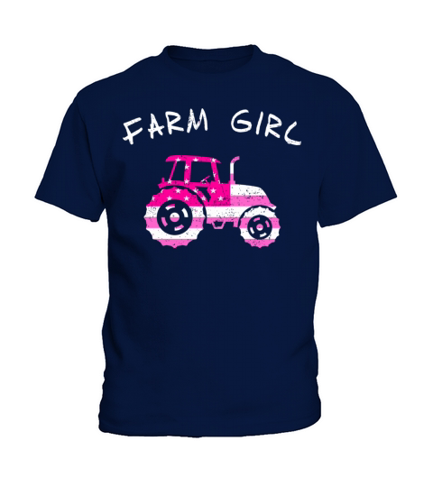 Farm Girl K Vintage Tractor Womens Sweat Kids T-Shirt