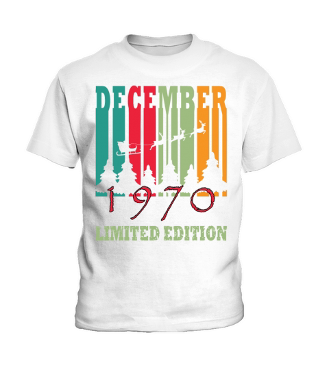 gift December 1970 birth month Kids T-Shirt