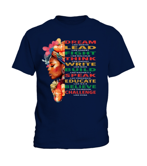 Greatest African American Leaders Juneteenth Black Kids T-Shirt