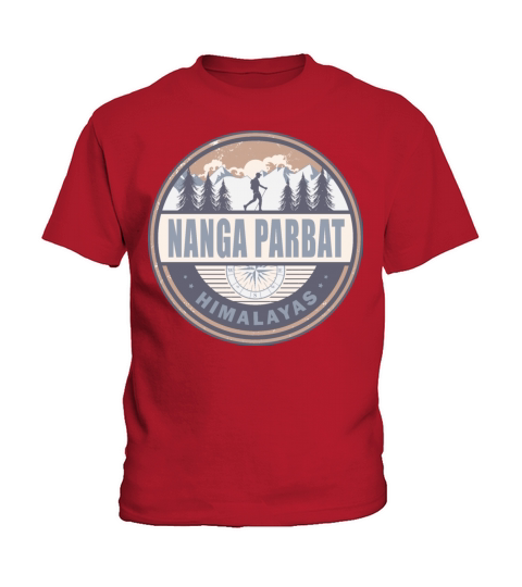 Nanga Parbat Himalayas Pakistan Vintage Hiking Kids T-Shirt