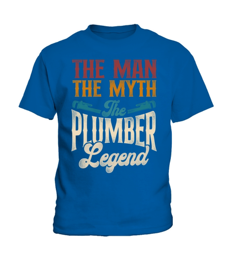 Plumbing Plumber Dad Vintage Retro Kids T-Shirt