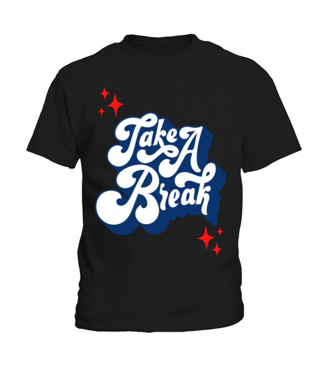 Vintage Take A Break Kids T-Shirt