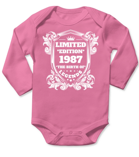 1987 Long Sleeve Baby One-Piece